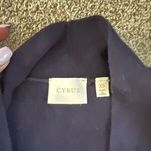 Cyrus Navy Sweater/Blazer